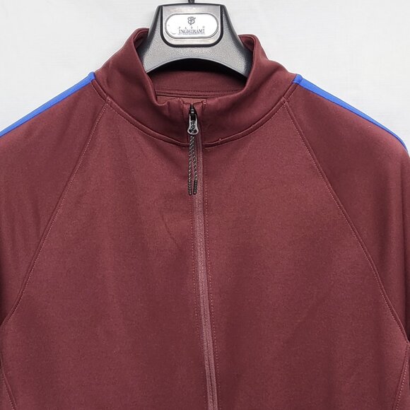 Old Navy Active Jacket Womens Large Long Sleeve Full Zip Go Dry Pockets Brown - Picture 2 of 13